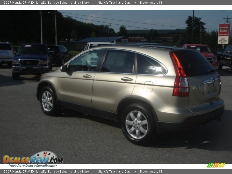 2007 Honda CR-V EX-L 4WD Borrego Beige Metallic / Ivory Photo #31