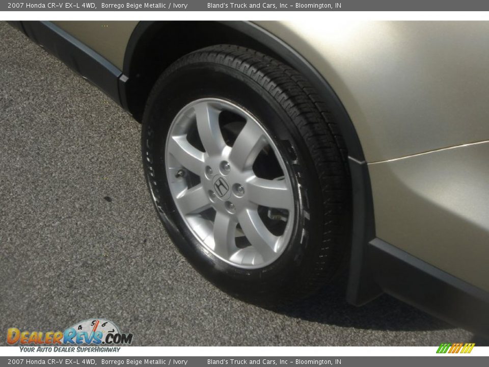 2007 Honda CR-V EX-L 4WD Borrego Beige Metallic / Ivory Photo #33
