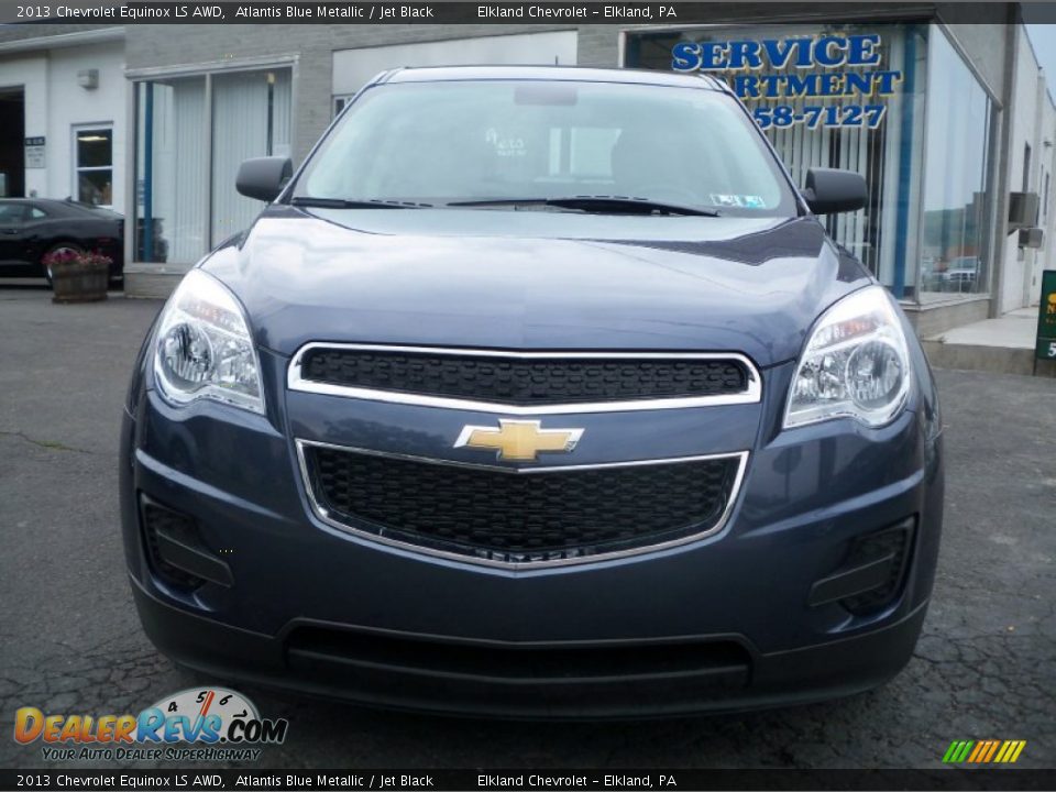 2013 Chevrolet Equinox LS AWD Atlantis Blue Metallic / Jet Black Photo #2