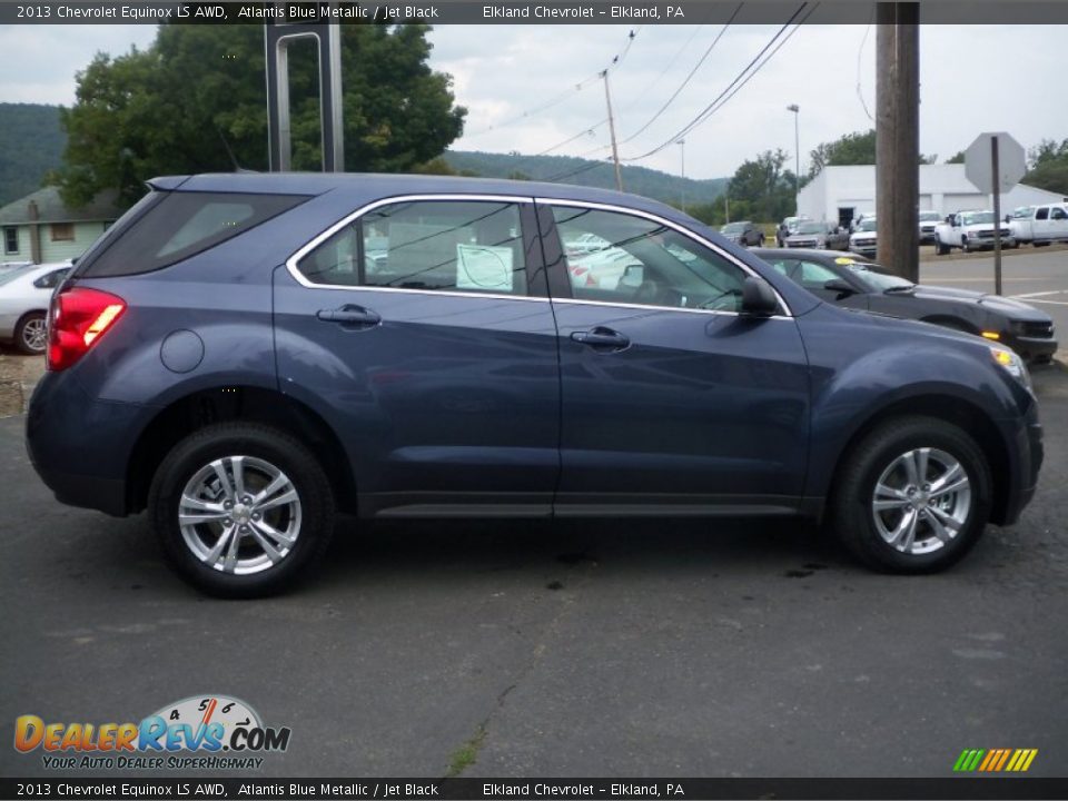 2013 Chevrolet Equinox LS AWD Atlantis Blue Metallic / Jet Black Photo #4