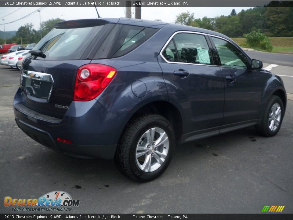 2013 Chevrolet Equinox LS AWD Atlantis Blue Metallic / Jet Black Photo #5