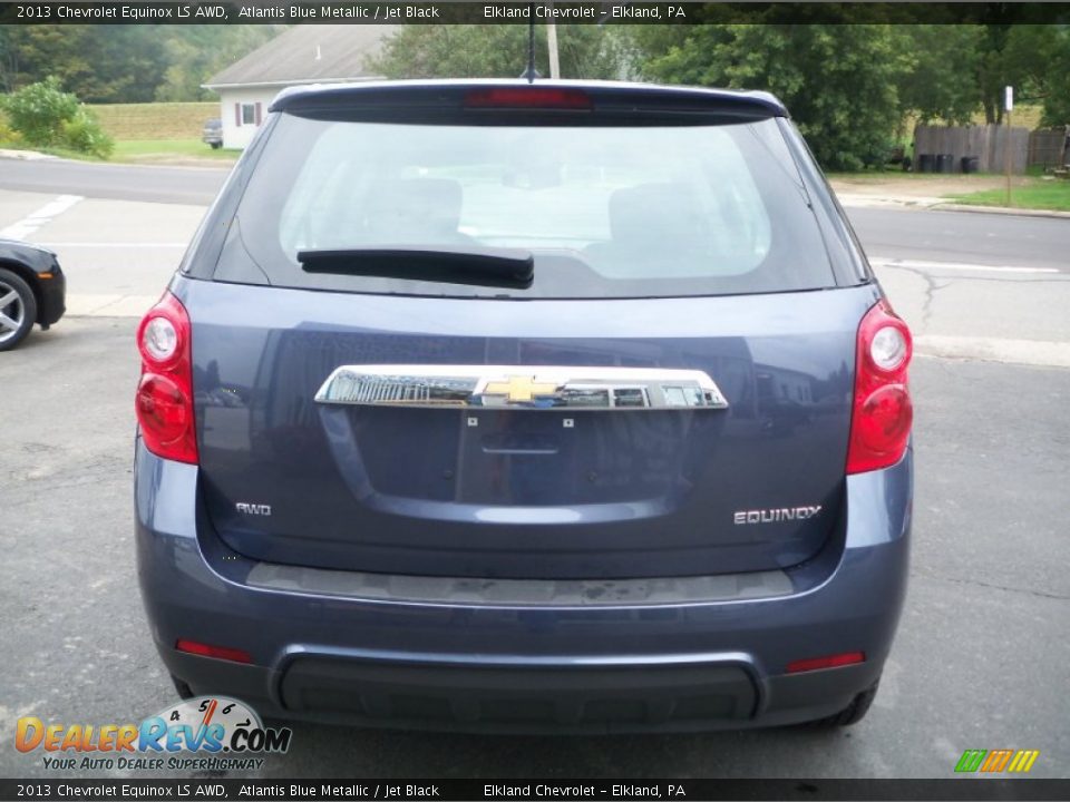 2013 Chevrolet Equinox LS AWD Atlantis Blue Metallic / Jet Black Photo #6