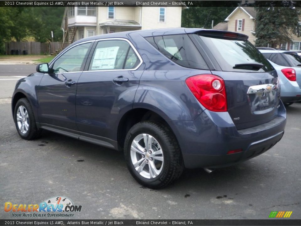2013 Chevrolet Equinox LS AWD Atlantis Blue Metallic / Jet Black Photo #7