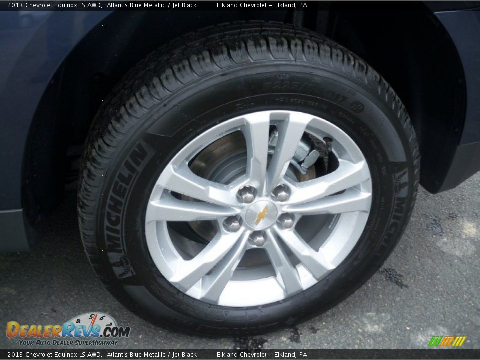 2013 Chevrolet Equinox LS AWD Atlantis Blue Metallic / Jet Black Photo #9