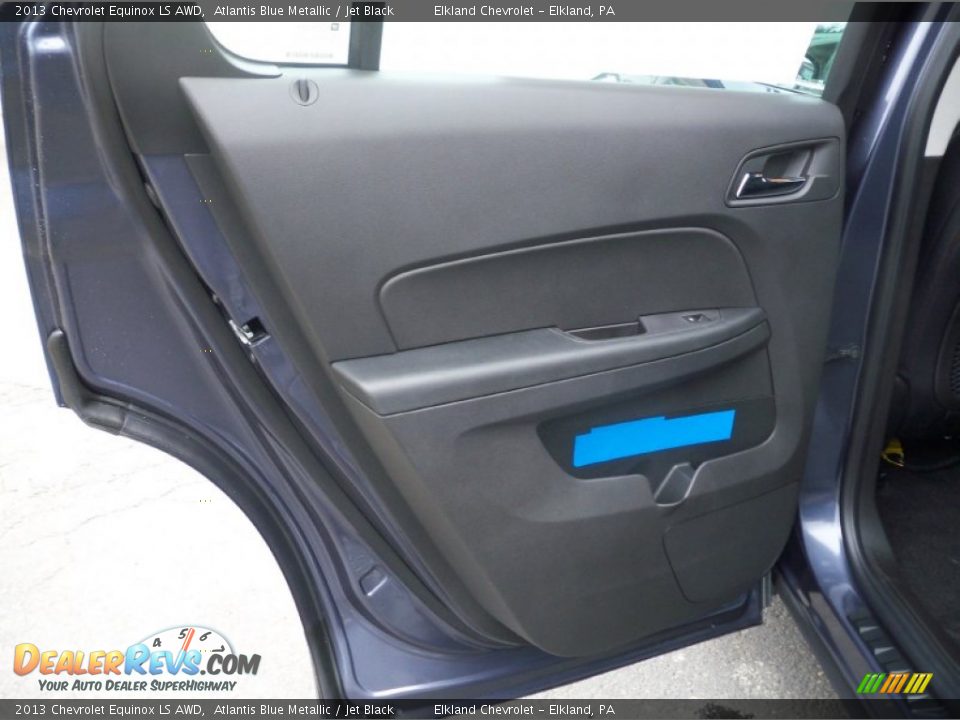 2013 Chevrolet Equinox LS AWD Atlantis Blue Metallic / Jet Black Photo #11