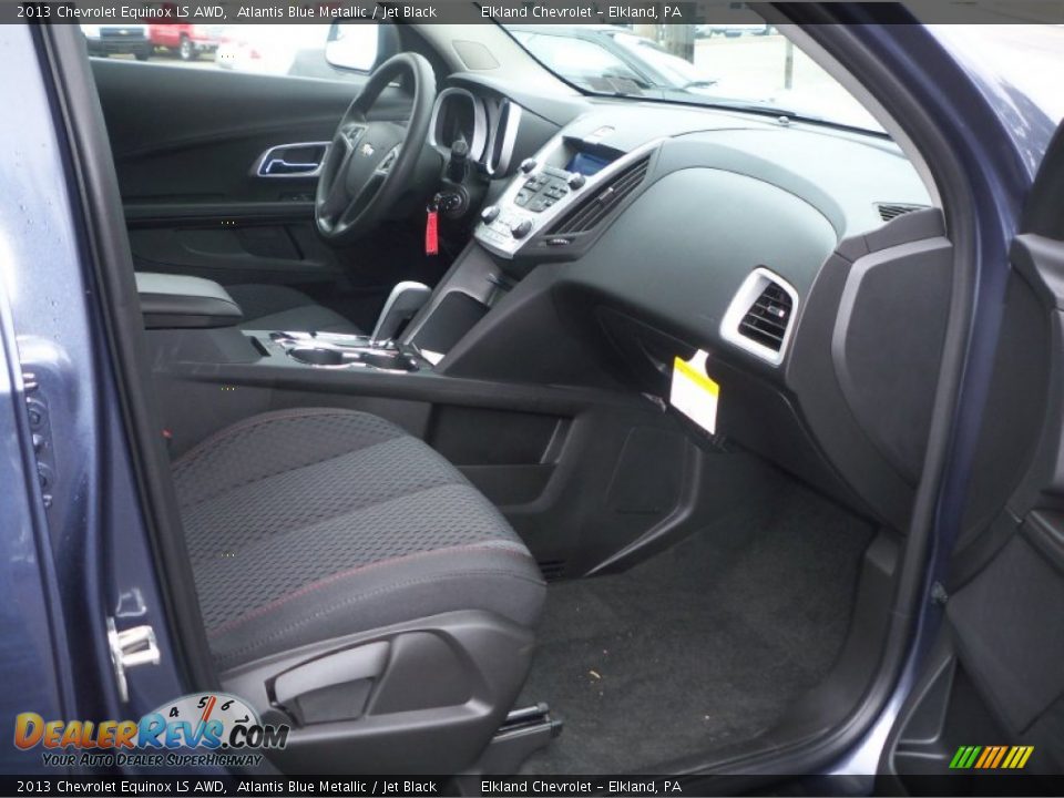 2013 Chevrolet Equinox LS AWD Atlantis Blue Metallic / Jet Black Photo #17