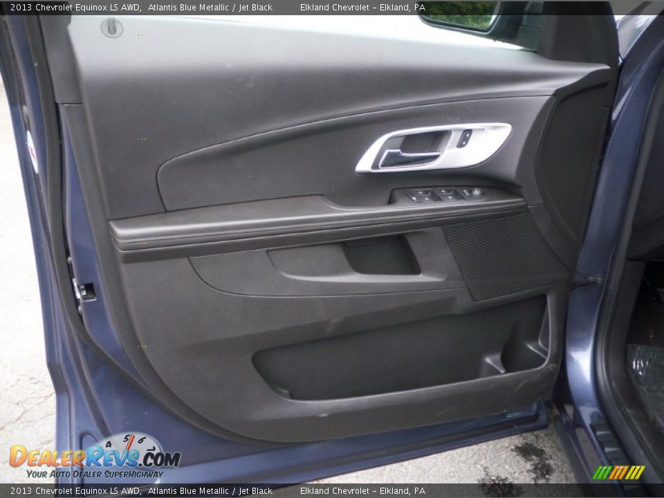 2013 Chevrolet Equinox LS AWD Atlantis Blue Metallic / Jet Black Photo #18