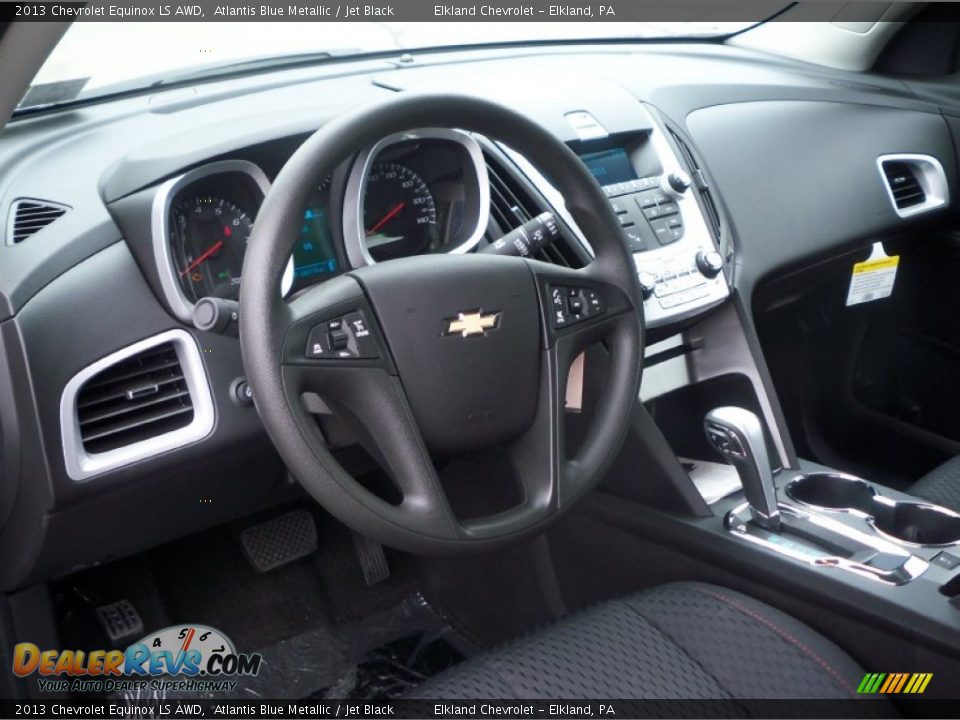 2013 Chevrolet Equinox LS AWD Atlantis Blue Metallic / Jet Black Photo #21