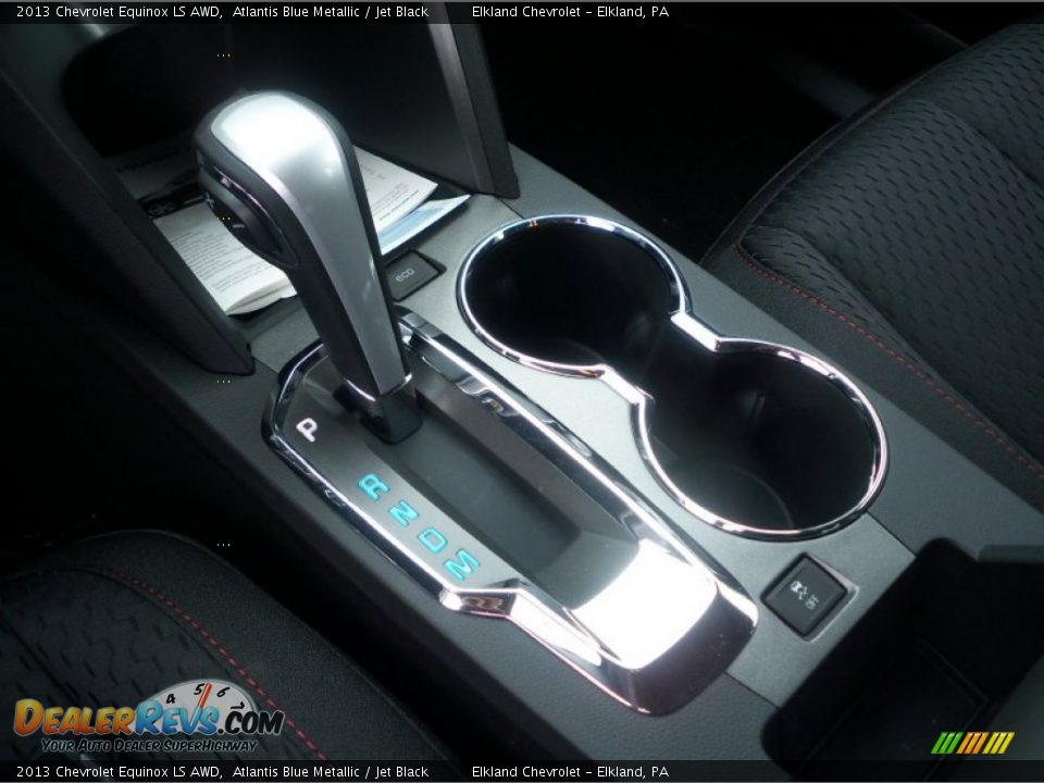 2013 Chevrolet Equinox LS AWD Atlantis Blue Metallic / Jet Black Photo #22