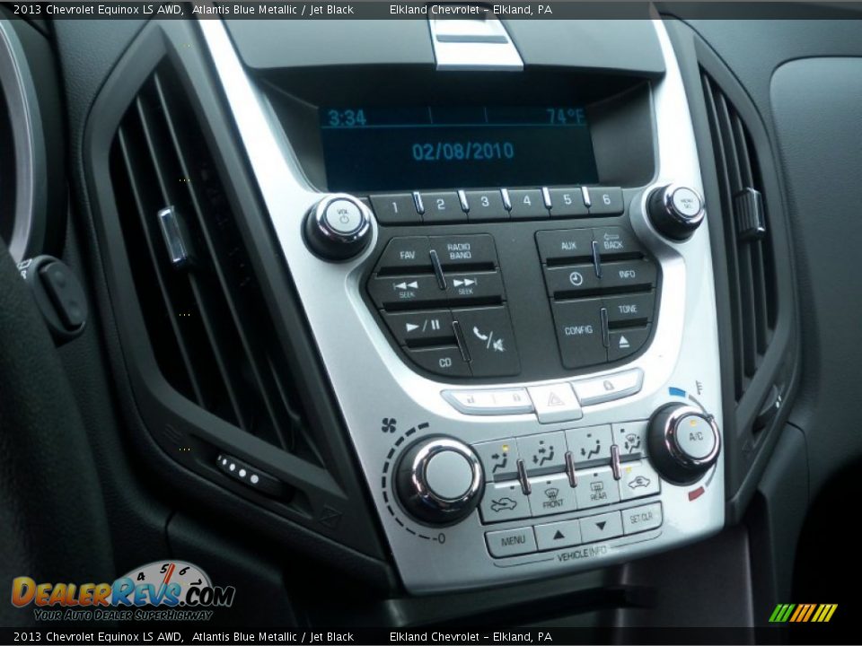 2013 Chevrolet Equinox LS AWD Atlantis Blue Metallic / Jet Black Photo #23