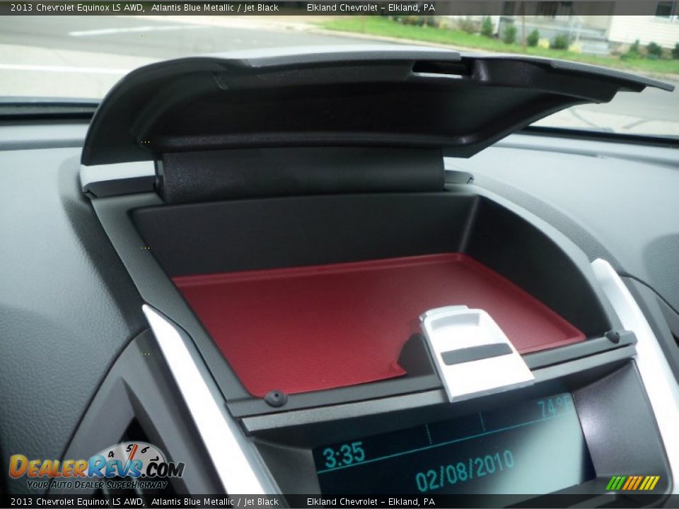 2013 Chevrolet Equinox LS AWD Atlantis Blue Metallic / Jet Black Photo #24