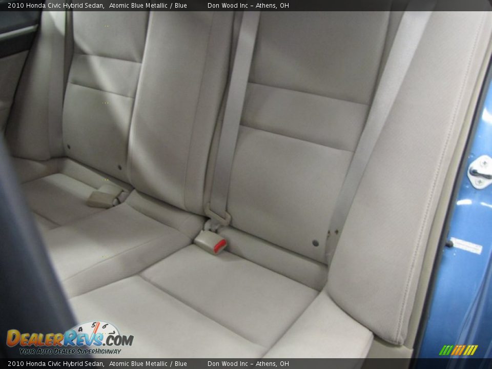 2010 Honda Civic Hybrid Sedan Atomic Blue Metallic / Blue Photo #7
