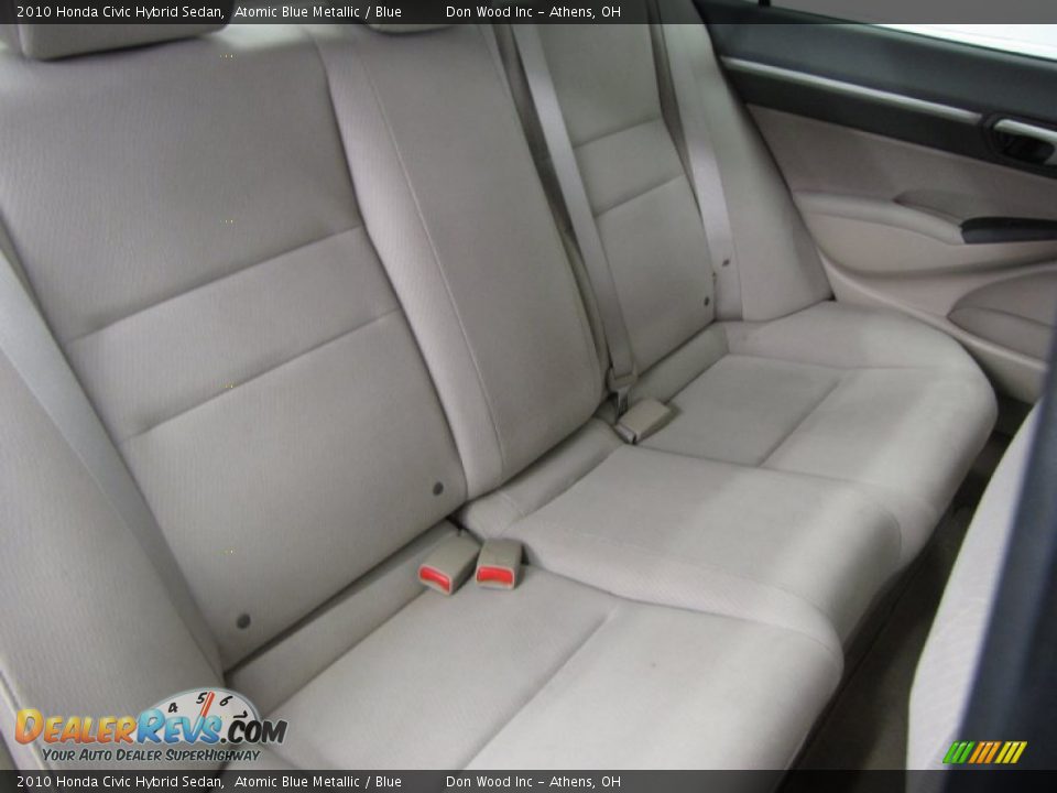 2010 Honda Civic Hybrid Sedan Atomic Blue Metallic / Blue Photo #8