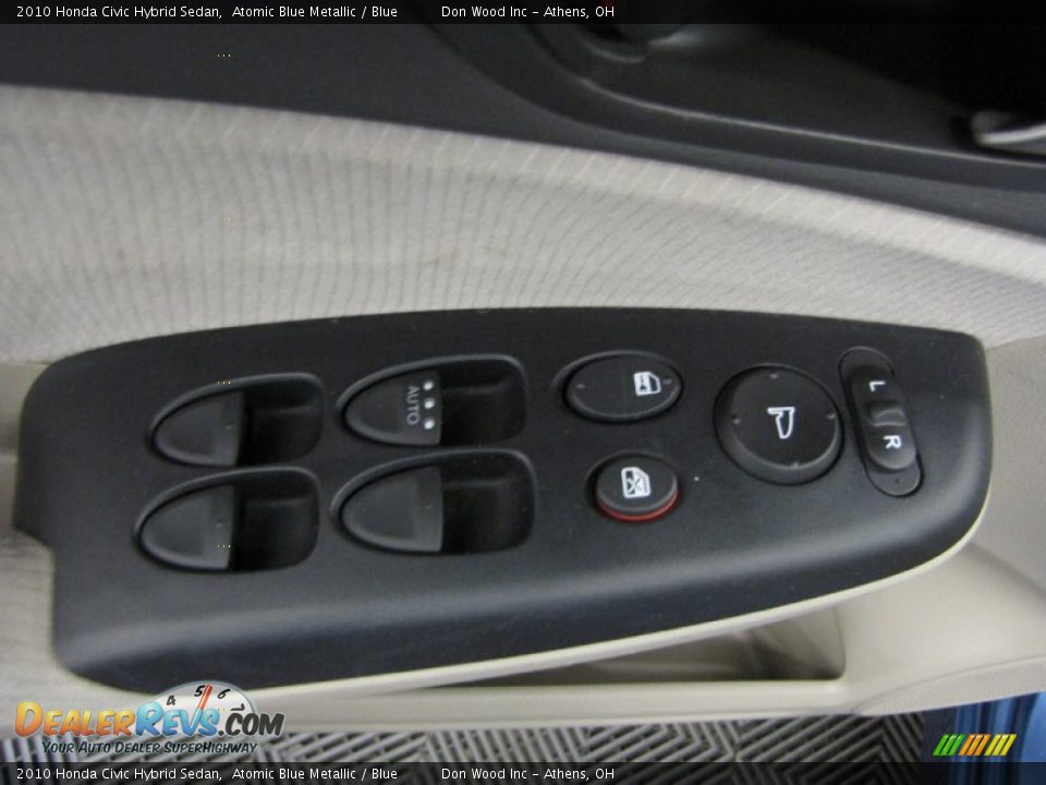 2010 Honda Civic Hybrid Sedan Atomic Blue Metallic / Blue Photo #11