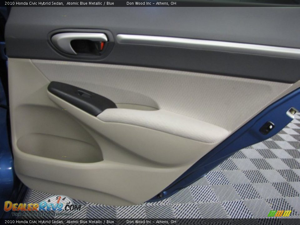 2010 Honda Civic Hybrid Sedan Atomic Blue Metallic / Blue Photo #13