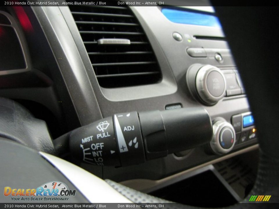 2010 Honda Civic Hybrid Sedan Atomic Blue Metallic / Blue Photo #19