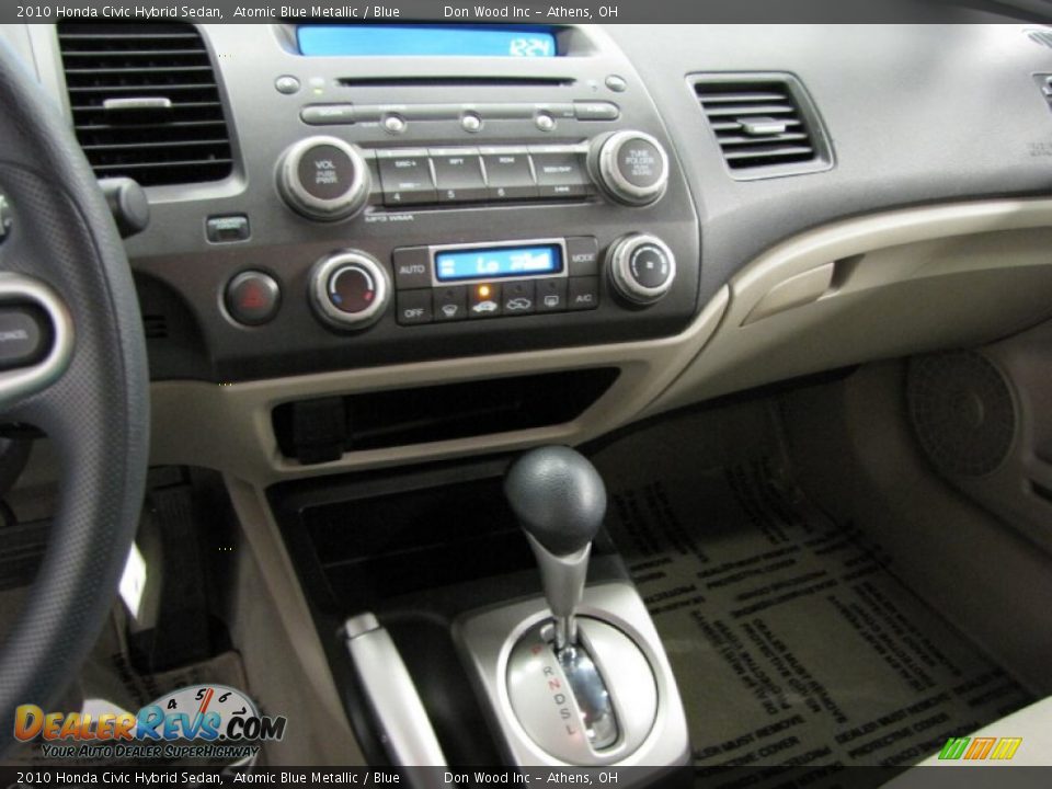 2010 Honda Civic Hybrid Sedan Atomic Blue Metallic / Blue Photo #23
