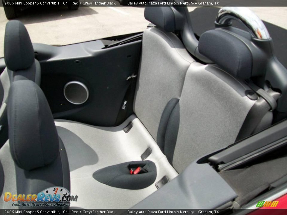 2006 Mini Cooper S Convertible Chili Red / Grey/Panther Black Photo #4