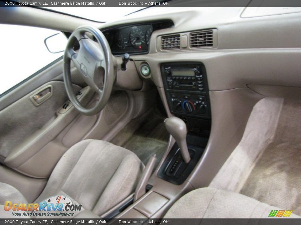 2000 Toyota Camry CE Cashmere Beige Metallic / Oak Photo #21