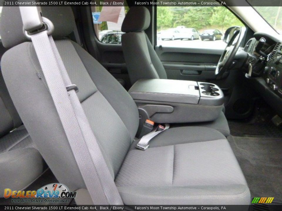 2011 Chevrolet Silverado 1500 LT Extended Cab 4x4 Black / Ebony Photo #10