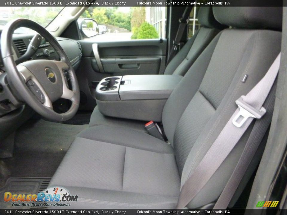 2011 Chevrolet Silverado 1500 LT Extended Cab 4x4 Black / Ebony Photo #15