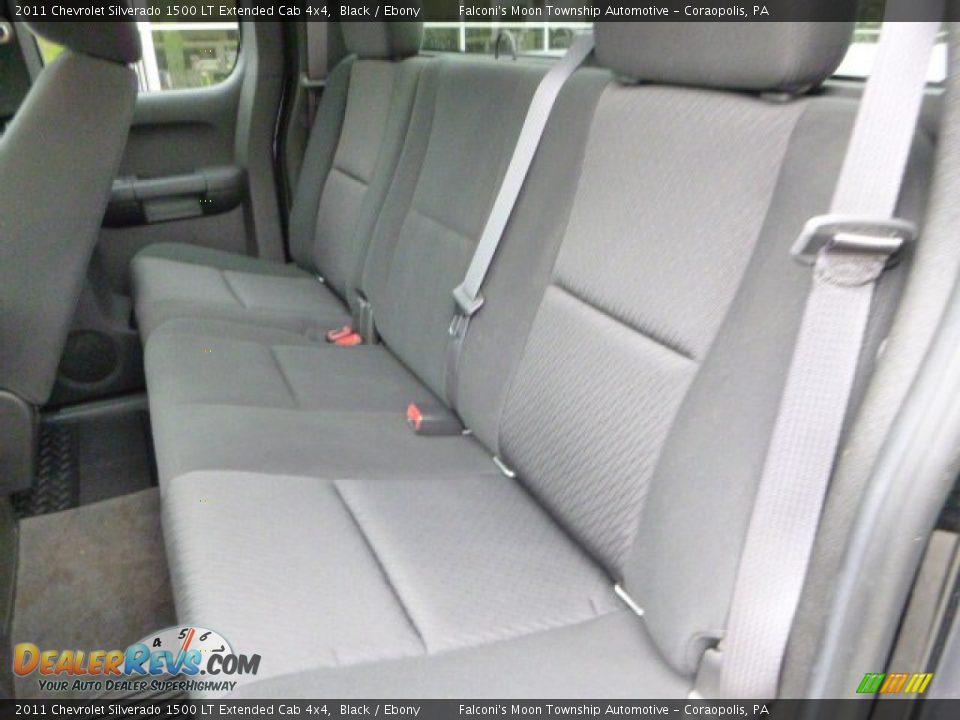 2011 Chevrolet Silverado 1500 LT Extended Cab 4x4 Black / Ebony Photo #16