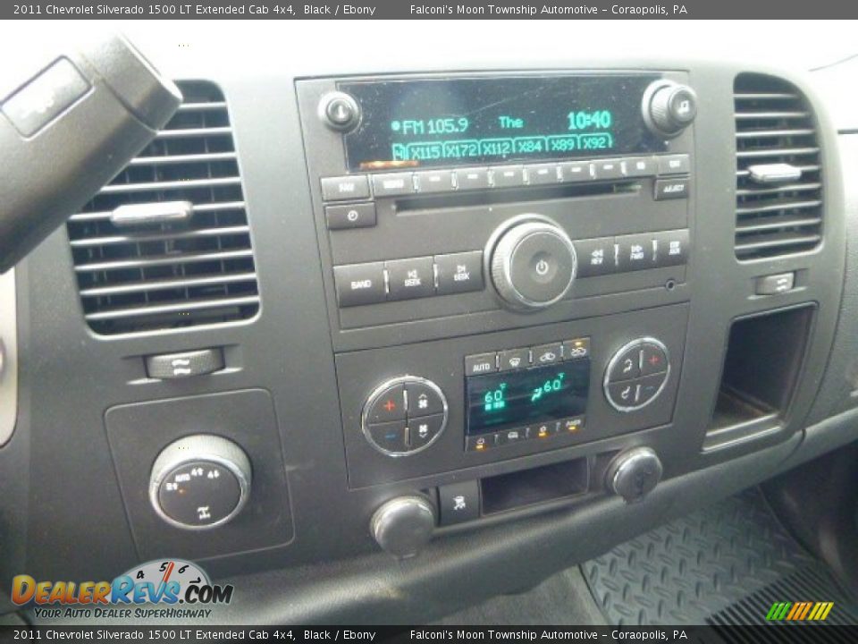 2011 Chevrolet Silverado 1500 LT Extended Cab 4x4 Black / Ebony Photo #23