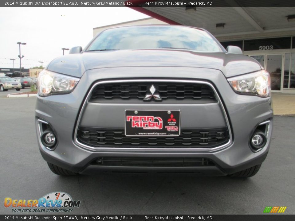 2014 Mitsubishi Outlander Sport SE AWD Mercury Gray Metallic / Black Photo #2