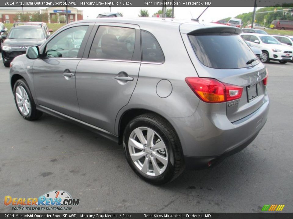 2014 Mitsubishi Outlander Sport SE AWD Mercury Gray Metallic / Black Photo #5