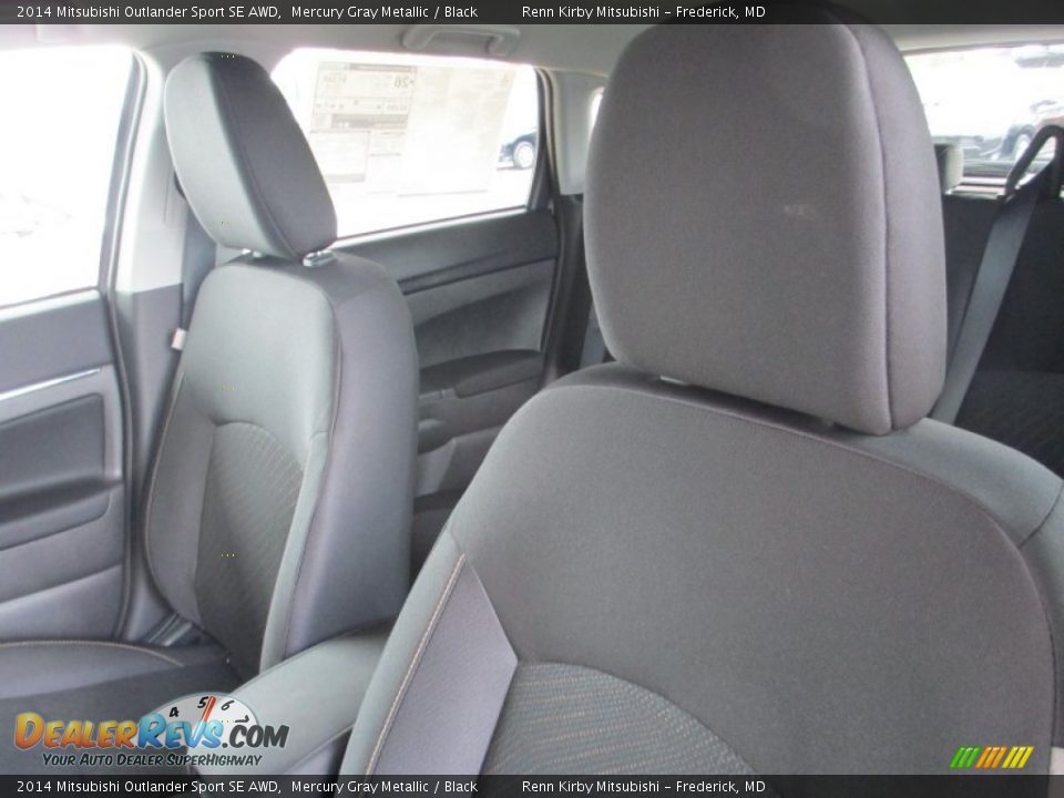 2014 Mitsubishi Outlander Sport SE AWD Mercury Gray Metallic / Black Photo #11