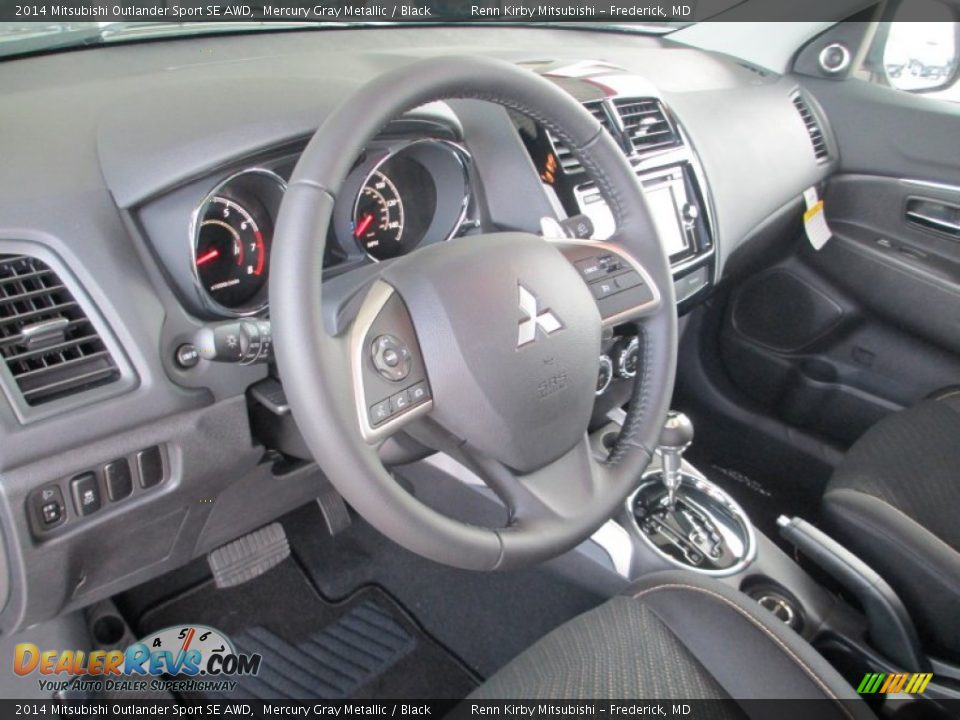 Dashboard of 2014 Mitsubishi Outlander Sport SE AWD Photo #12