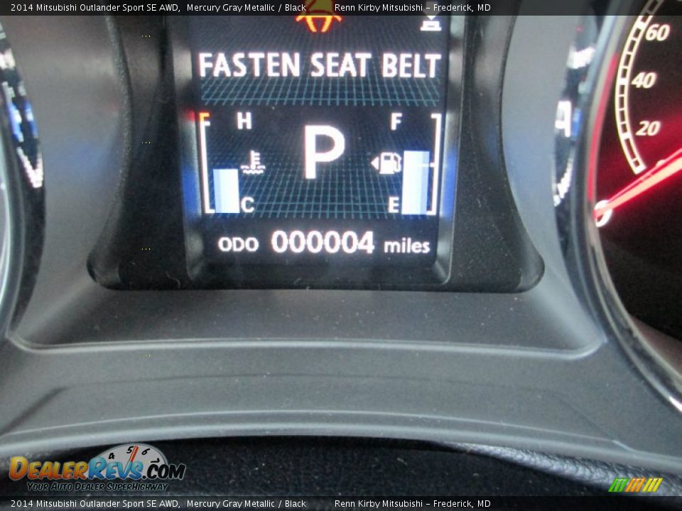 2014 Mitsubishi Outlander Sport SE AWD Mercury Gray Metallic / Black Photo #15