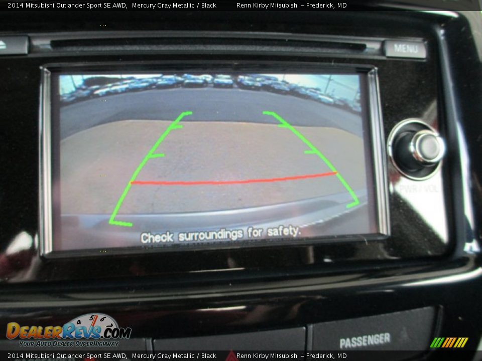 2014 Mitsubishi Outlander Sport SE AWD Mercury Gray Metallic / Black Photo #21