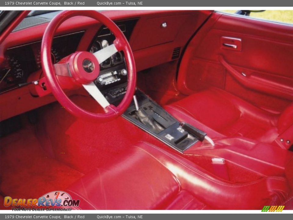 Red Interior - 1979 Chevrolet Corvette Coupe Photo #10