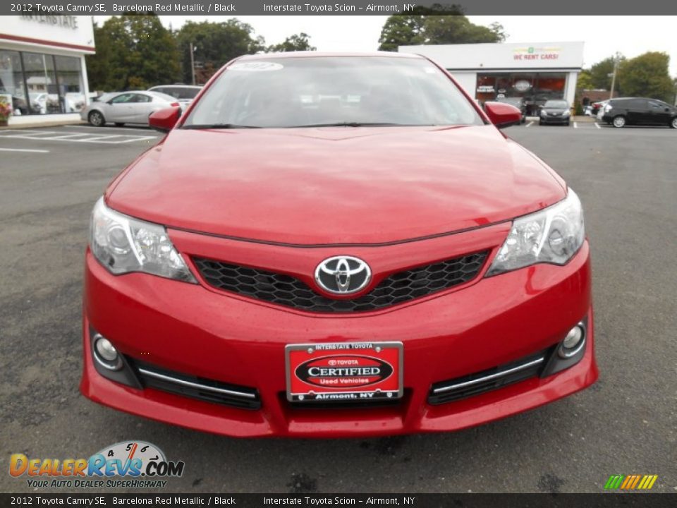 2012 Toyota Camry SE Barcelona Red Metallic / Black Photo #2