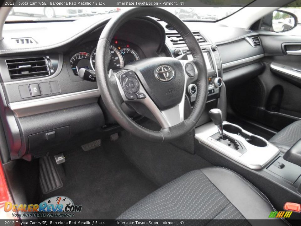 2012 Toyota Camry SE Barcelona Red Metallic / Black Photo #10