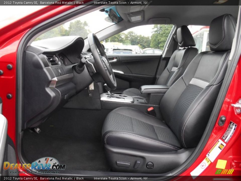 2012 Toyota Camry SE Barcelona Red Metallic / Black Photo #11