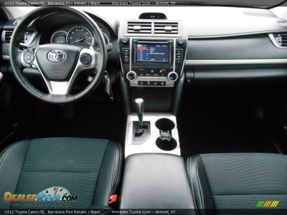 2012 Toyota Camry SE Barcelona Red Metallic / Black Photo #12