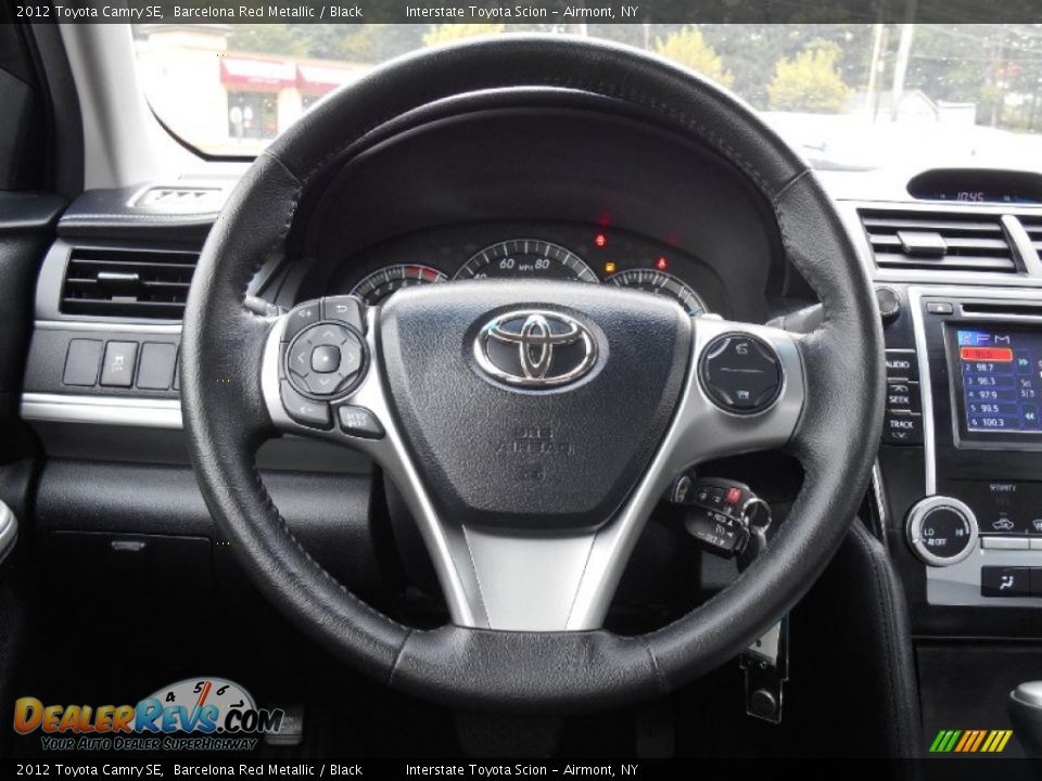 2012 Toyota Camry SE Barcelona Red Metallic / Black Photo #13