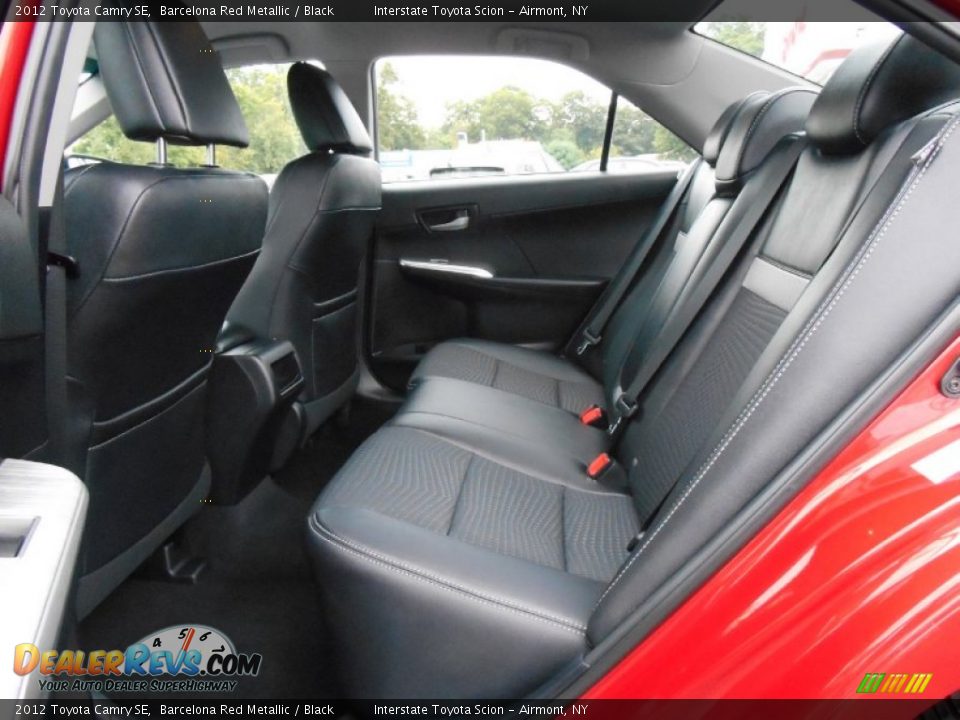 2012 Toyota Camry SE Barcelona Red Metallic / Black Photo #17