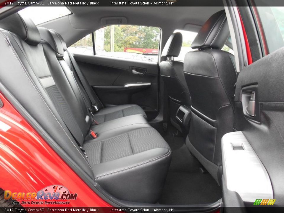 2012 Toyota Camry SE Barcelona Red Metallic / Black Photo #19