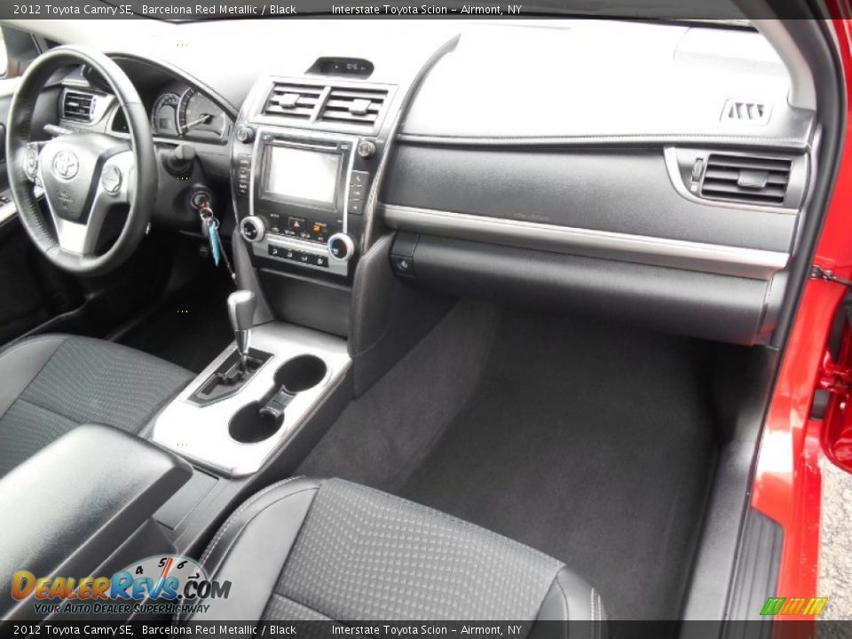 2012 Toyota Camry SE Barcelona Red Metallic / Black Photo #21