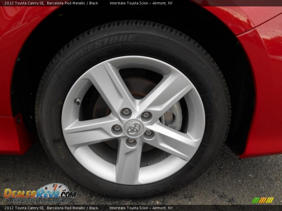 2012 Toyota Camry SE Barcelona Red Metallic / Black Photo #23