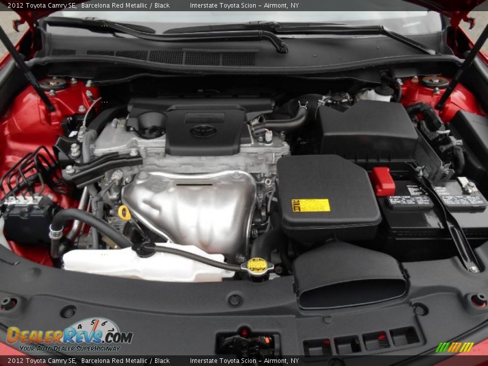 2012 Toyota Camry SE Barcelona Red Metallic / Black Photo #25