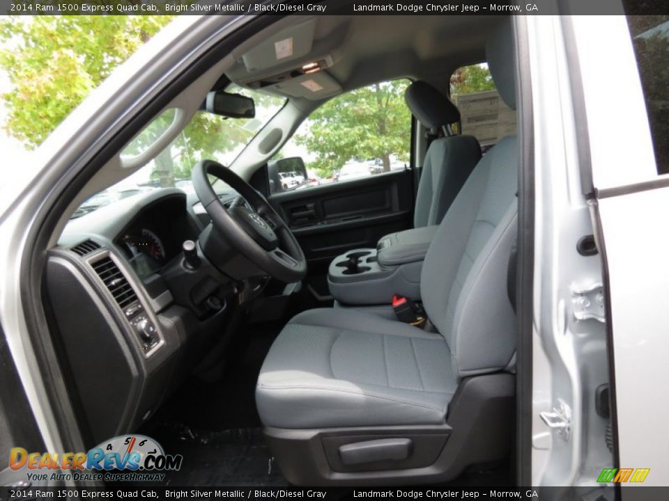 Front Seat of 2014 Ram 1500 Express Quad Cab Photo #7