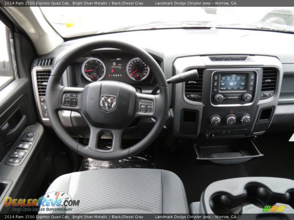Dashboard of 2014 Ram 1500 Express Quad Cab Photo #9