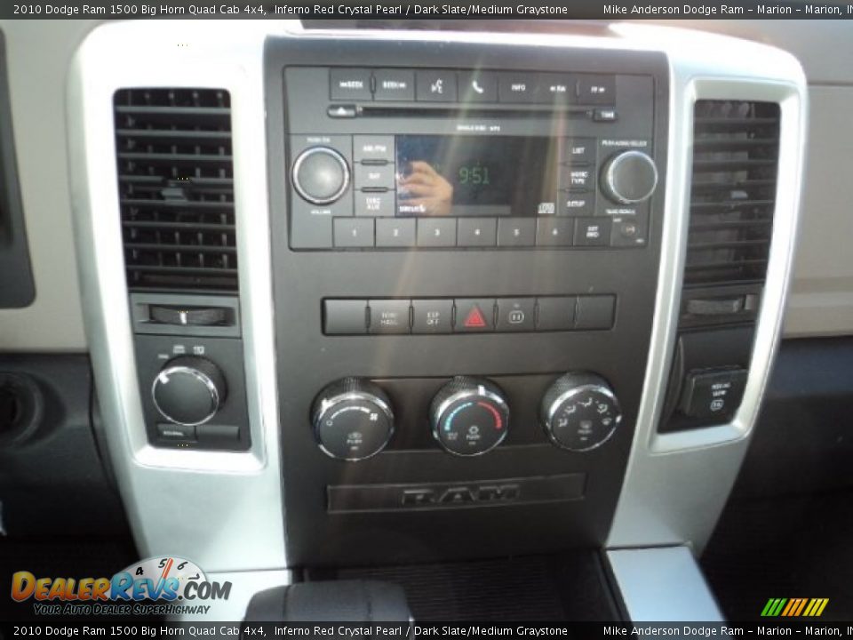 2010 Dodge Ram 1500 Big Horn Quad Cab 4x4 Inferno Red Crystal Pearl / Dark Slate/Medium Graystone Photo #6