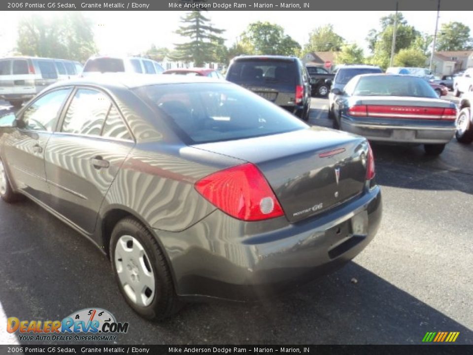 2006 Pontiac G6 Sedan Granite Metallic / Ebony Photo #3