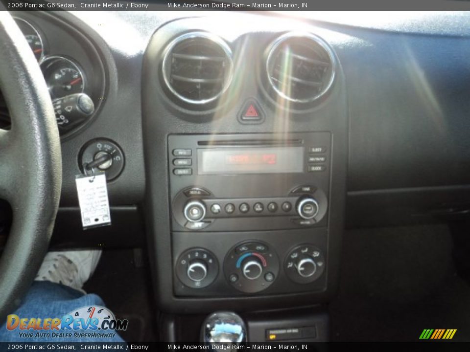 2006 Pontiac G6 Sedan Granite Metallic / Ebony Photo #6
