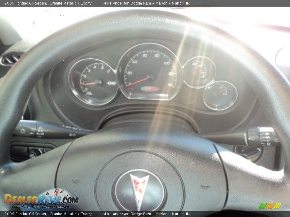 2006 Pontiac G6 Sedan Granite Metallic / Ebony Photo #7